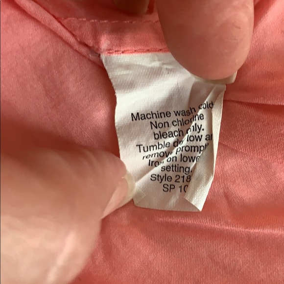 ✓J. Crew EUC top size 0 ruffles coral - Picture 10 of 10